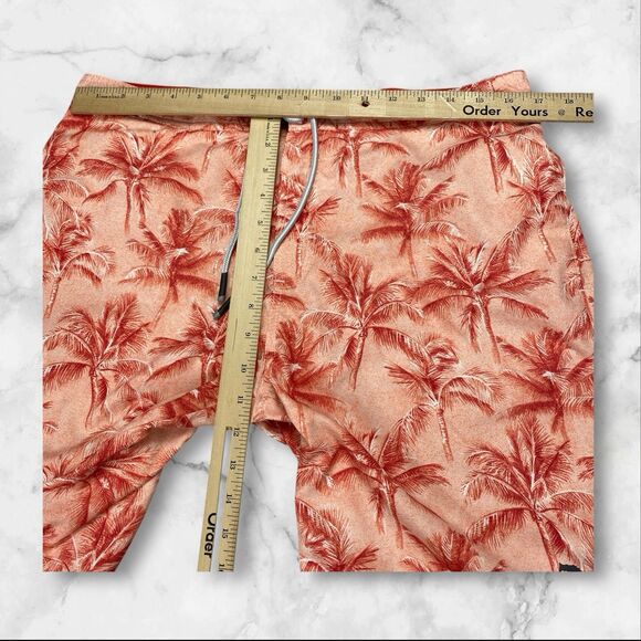 Tommy Bahama Swim Shorts Mens Large Palm Tree Lined Swimmer Beach Surfer - Picture 5 of 16